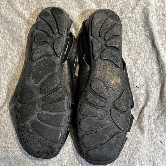 Born Black woven leather Flats, Sz 7.5 / 38.5 ER M Slip On - Picture 4 of 5